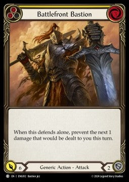 Battlefront Bastion (Yellow) (Regular) - Part the Mistveil - Enigma Blitz Deck (Common) [ENG-012]