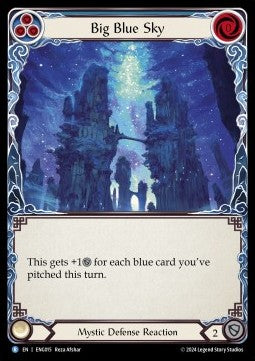 Big Blue Sky (Regular) - Part the Mistveil - Enigma Blitz Deck (Rare) [ENG-015]