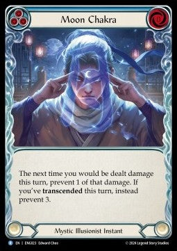 Moon Chakra (Blue) (Regular) - Part the Mistveil - Enigma Blitz Deck (Rare) [ENG-023]