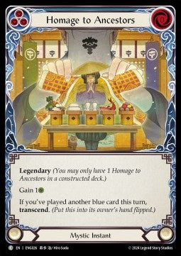 Homage to Ancestors // Inner Chi (Regular) - Part the Mistveil - Enigma Blitz Deck (Common) [ENG-026]