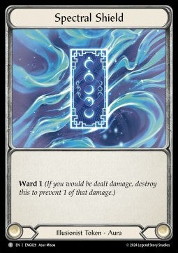 Spectral Shield (Regular) - Part the Mistveil - Enigma Blitz Deck (Token) [ENG-029]