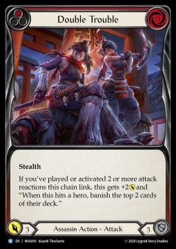 Double Trouble (Red) (Regular) - Part the Mistveil - Nuu Blitz Deck (Rare) [NUU-010]
