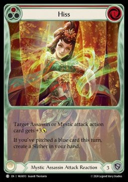 Hiss (Red) (Extended Art Regular) - Part the Mistveil - Nuu Blitz Deck (Common) [NUU-013]