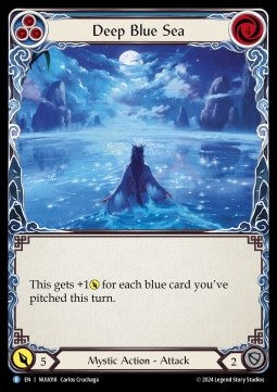 Deep Blue Sea (Regular) - Part the Mistveil - Nuu Blitz Deck (Rare) [NUU-018]