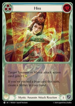 Hiss (Blue) (Extended Art Regular) - Part the Mistveil - Nuu Blitz Deck (Common) [NUU-024]