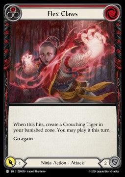 Flex Claws (Red) (Regular) - Part the Mistveil - Zen Blitz Deck (Common) [ZEN-009]
