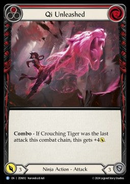 Qi Unleashed (Red) (Regular) - Part the Mistveil - Zen Blitz Deck (Rare) [ZEN-012]