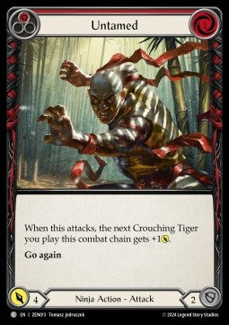 Untamed (Red) (Regular) - Part the Mistveil - Zen Blitz Deck (Common) [ZEN-013]
