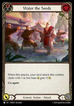 Water the Seeds (Red) (Regular) - Part the Mistveil - Zen Blitz Deck (Common) [ZEN-014]