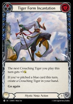 Tiger Form Incantation (Red) (Regular) - Part the Mistveil - Zen Blitz Deck (Common) [ZEN-015]
