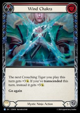 Wind Chakra (Red) (Regular) - Part the Mistveil - Zen Blitz Deck (Rare) [ZEN-016]