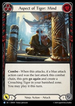 Aspect of Tiger: Mind (Regular) - Part the Mistveil - Zen Blitz Deck (Rare) [ZEN-019]