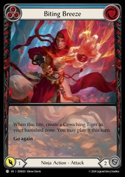 Biting Breeze (Blue) (Extended Art Regular) - Part the Mistveil - Zen Blitz Deck (Common) [ZEN-020]
