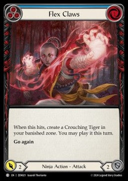 Flex Claws (Blue) (Regular) - Part the Mistveil - Zen Blitz Deck (Common) [ZEN-021]