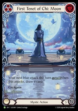 First Tenet of Chi: Moon (Extended Art Rainbow Foil) - LGS Promos (Promo) [LGS-300]