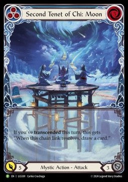 Second Tenet of Chi: Moon (Extended Art Rainbow Foil) - LGS Promos (Promo) [LGS-301]