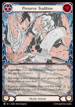 Preserve Tradition // Inner Chi (Rainbow Foil) - LGS Promos (Promo) [LGS-286]