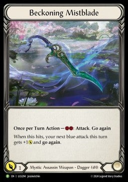 Beckoning Mistblade (Cold Foil) - LGS Promos (Promo) [LGS-294]