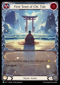 First Tenet of Chi: Tide (Extended Art Rainbow Foil) - LGS Promos (Promo) [LGS-296]
