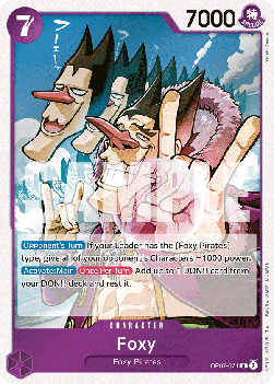 Foxy (OP07-071) (V.1) - 500 Years into the Future (Rare) [OP07-071]
