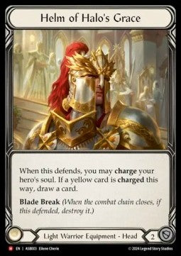 Helm of Halo's Grace (Rainbow Foil) - Armory Deck: Boltyn (Majestic) [ASB-003]