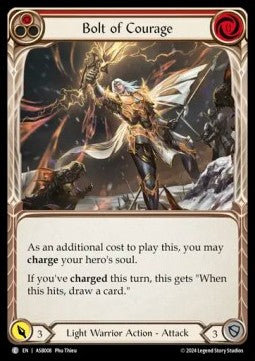 Bolt of Courage (Red) (Regular) - Armory Deck: Boltyn (Common) [ASB-008]
