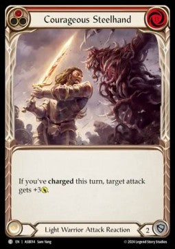 Courageous Steelhand (Red) (Regular) - Armory Deck: Boltyn (Common) [ASB-014]