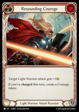 Resounding Courage (Red) (Regular) - Armory Deck: Boltyn (Common) [ASB-015]