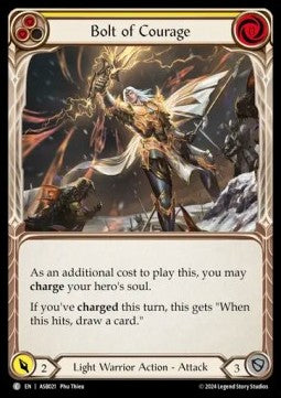 Bolt of Courage (Yellow) (Regular) - Armory Deck: Boltyn (Common) [ASB-021]