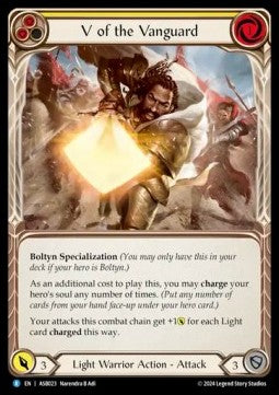 V of the Vanguard (Regular) - Armory Deck: Boltyn (Rare) [ASB-023]