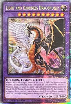 Light and Darkness Dragonlord (V.2 - Quarter Century Secret Rare) - The Infinite Forbidden (Quarter Century Secret Rare) [INFO-034]