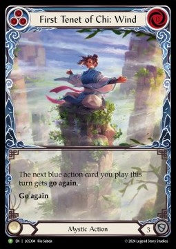 First Tenet of Chi: Wind (Extended Art Rainbow Foil) - LGS Promos (Promo) [LGS-304]