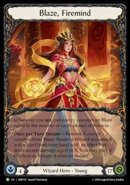 Blaze, Firemind (Cold Foil) - Hero Promos (Promo) [HER-118]