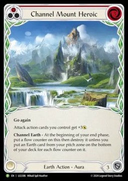 Channel Mount Heroic (Extended Art Cold Foil) - LGS Promos (Promo) [LGS-306]
