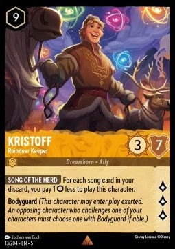Kristoff - Reindeer Keeper - Shimmering Skies (Rare) [5SSK-13]