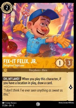 Fix‐It Felix, Jr. - Delighted Sightseer - Shimmering Skies (Common) [5SSK-17]