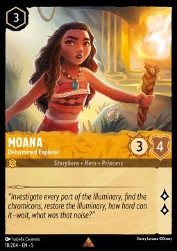 Moana - Determined Explorer - Shimmering Skies (Rare) [5SSK-18]