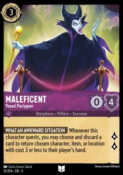 Maleficent - Vexed Partygoer - Shimmering Skies (Uncommon) [5SSK-51]