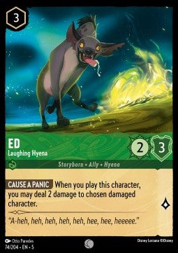 Ed - Laughing Hyena - Shimmering Skies (Common) [5SSK-74]
