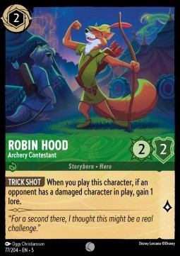 Robin Hood - Archery Contestant - Shimmering Skies (Common) [5SSK-77]
