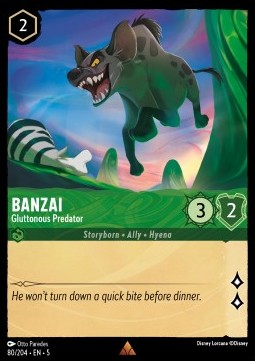 Banzai - Gluttonous Predator - Shimmering Skies (Rare) [5SSK-80]