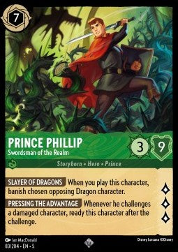 Prince Phillip - Swordsman of the Realm - Shimmering Skies (Super Rare) [5SSK-83]