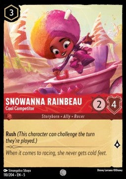 Snowanna Rainbeau - Cool Competitor - Shimmering Skies (Common) [5SSK-110]
