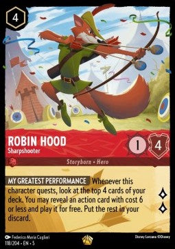 Robin Hood - Sharpshooter (V.1) - Shimmering Skies (Legendary) [5SSK-118]