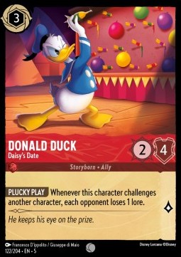 Donald Duck - Daisy's Date - Shimmering Skies (Common) [5SSK-122]