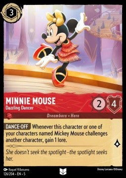 Minnie Mouse - Dazzling Dancer - Shimmering Skies (Uncommon) [5SSK-126]