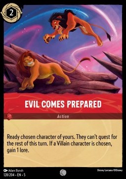 Evil Comes Prepared - Shimmering Skies (Common) [5SSK-128]