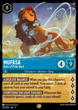 Mufasa - Ruler of Pride Rock (V.1) - Shimmering Skies (Legendary) [5SSK-150]