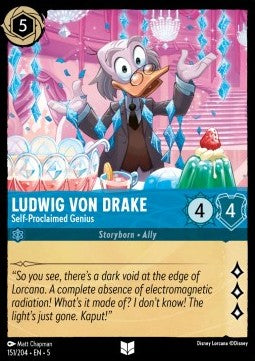 Ludwig von Drake - Self‐Proclaimed Genius - Shimmering Skies (Uncommon) [5SSK-151]