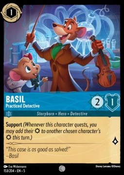 Basil - Practiced Detective - Shimmering Skies (Common) [5SSK-153]
